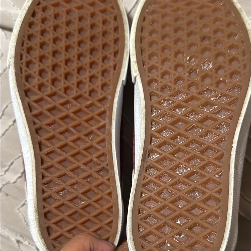Vans Maroon Sneakers with White Details - Picture 3 of 6